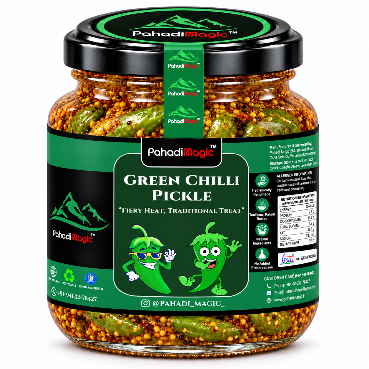 Green Chilli Pickle