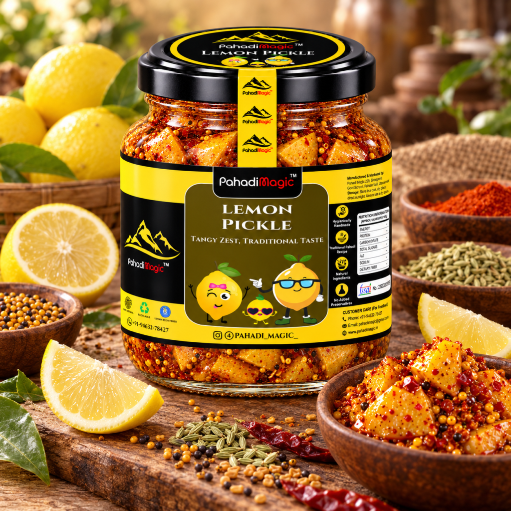 Lemon Pickle 300g - Pahadi Magic product view 3