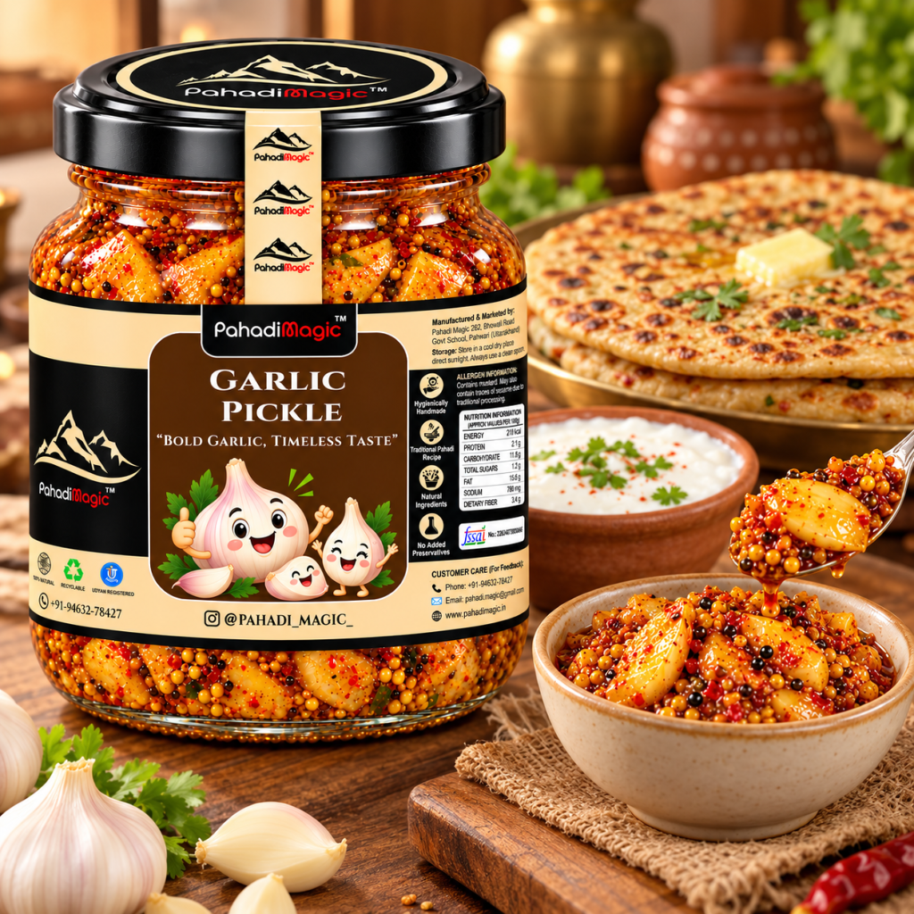 Garlic Pickle 300g - Pahadi Magic product view 3