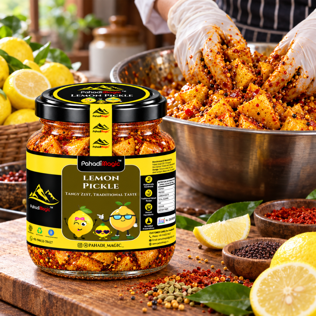 Lemon Pickle 300g - Pahadi Magic product view 2
