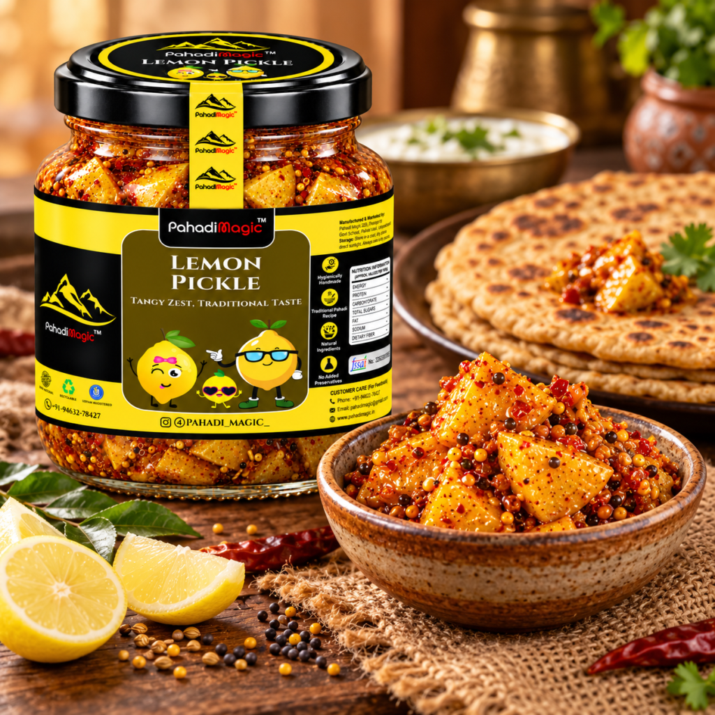 Lemon Pickle 300g - Pahadi Magic product view 4