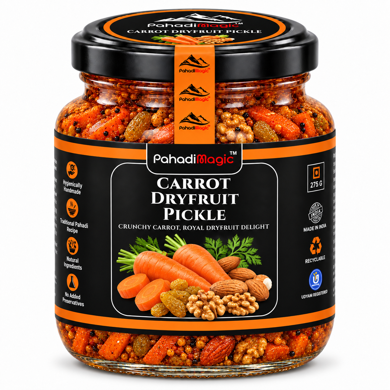 Carrot Dryfruit Pickle