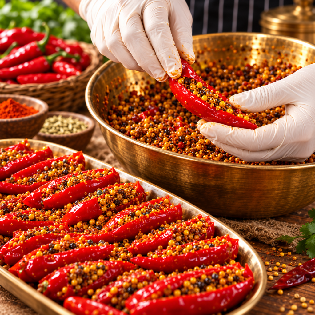 Bharua Red Chilli Pickle 300g - Pahadi Magic product view 3