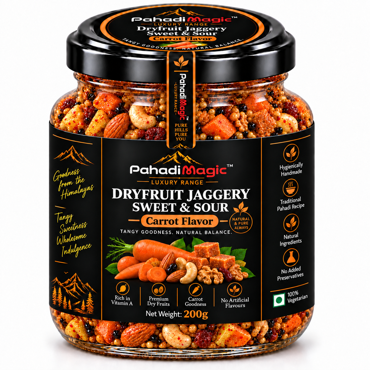 Dryfruit Jaggery Sweet Sour Carrot
