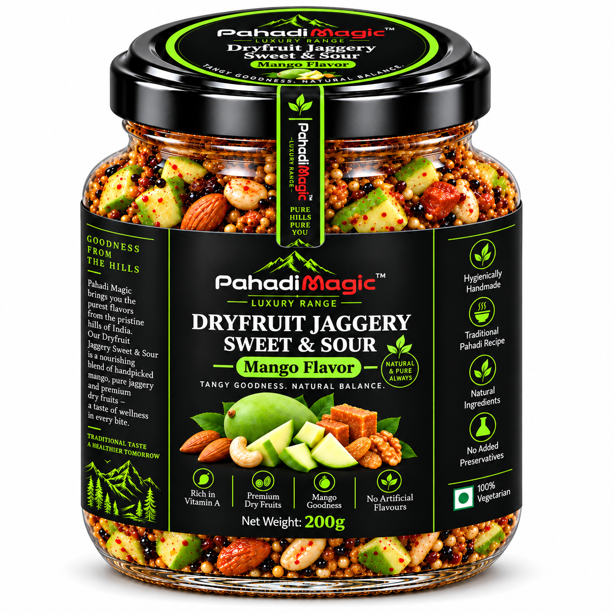 Dryfruit Jaggery Sweet Sour Mango