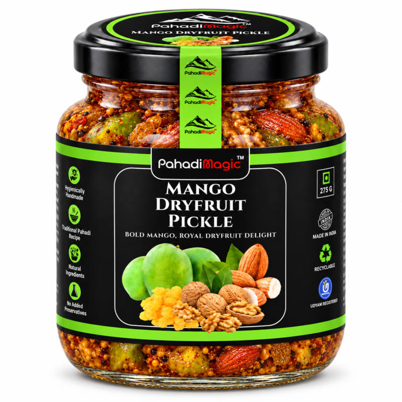 Mango Dryfruit Pickle by Pahadi Magic