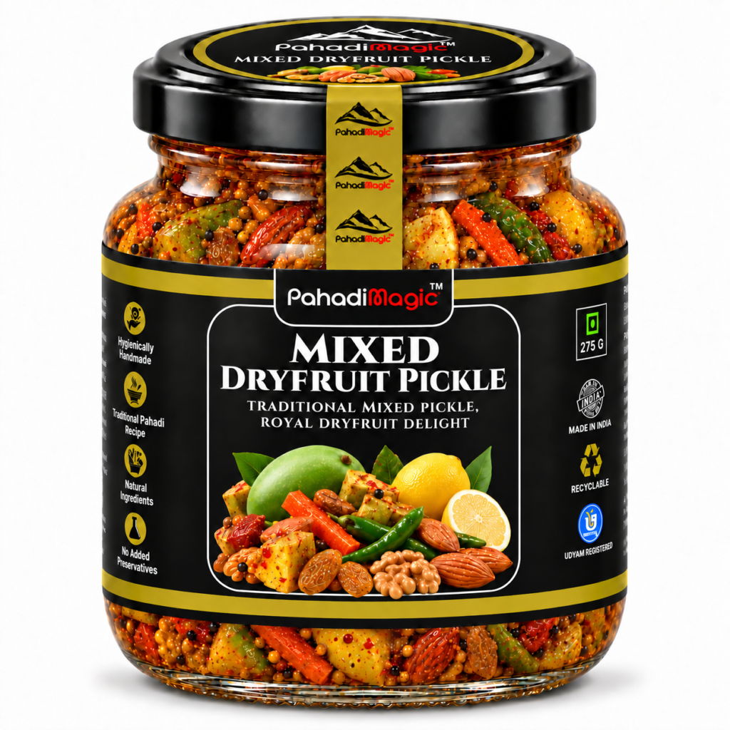 Mixed Dryfruit Pickle 275g - Pahadi Magic product