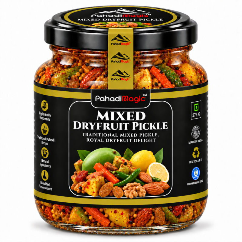 Mixed Dryfruit Pickle by Pahadi Magic