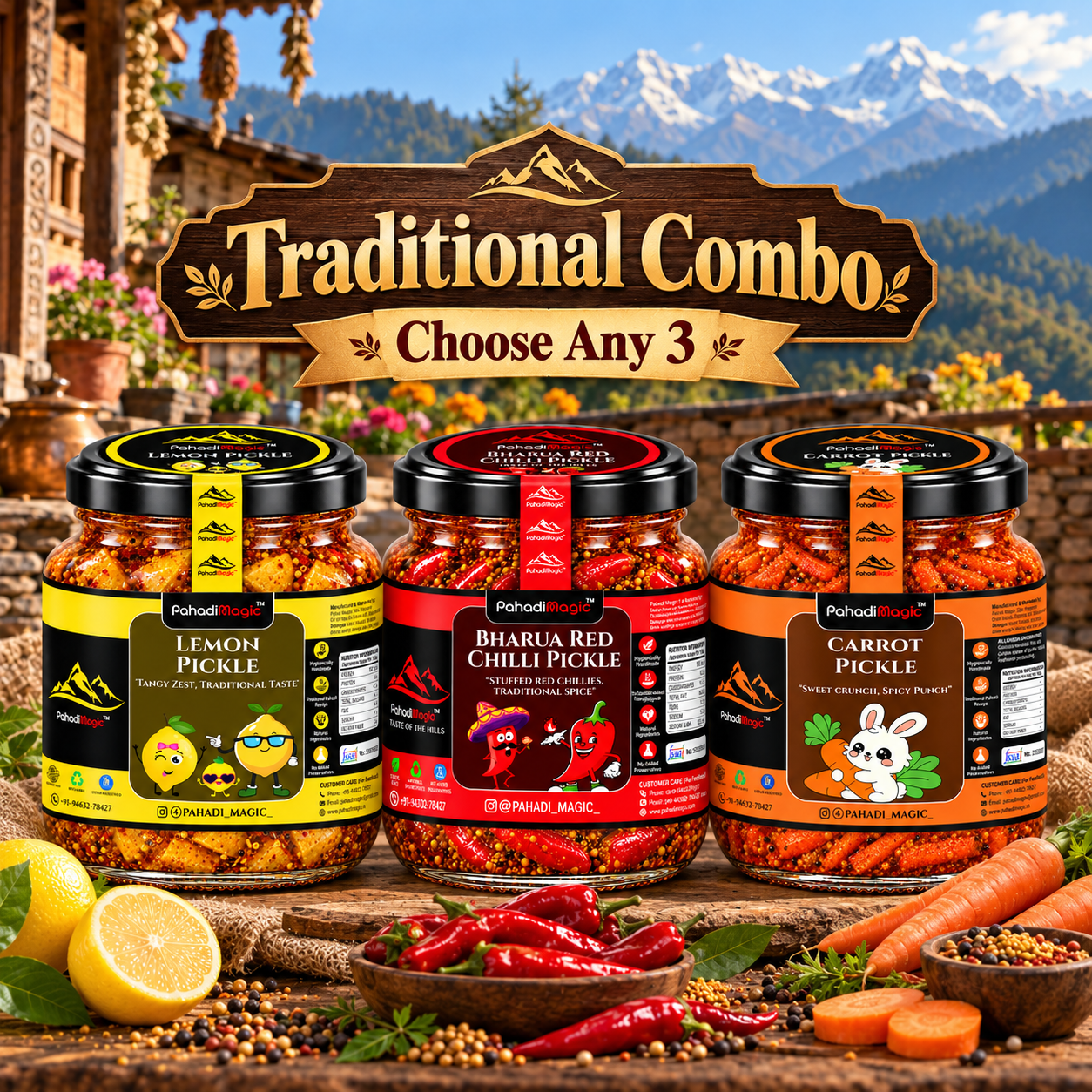 Traditional Combo Choose Any 3